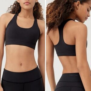 New OV Outdoor Voices Racerback All-Time Sports Bra in Black * Size XL
